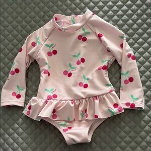 Marks & Spencer Pink Cherry Kids Rashguard